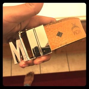 MCM reversible designer brand belt